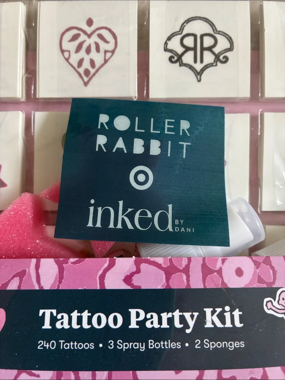 Roller Rabbit x Target - Inked by Dani Tattoo Party Kit - 205pc